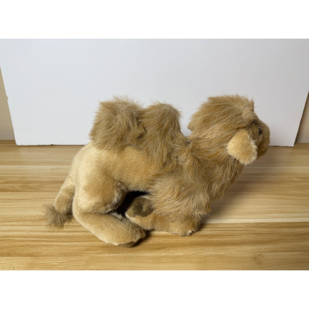Vintage K&M International Camel Plush Stuffed Animal Toy With Tags 15" x 8" - Picture 3 of 4